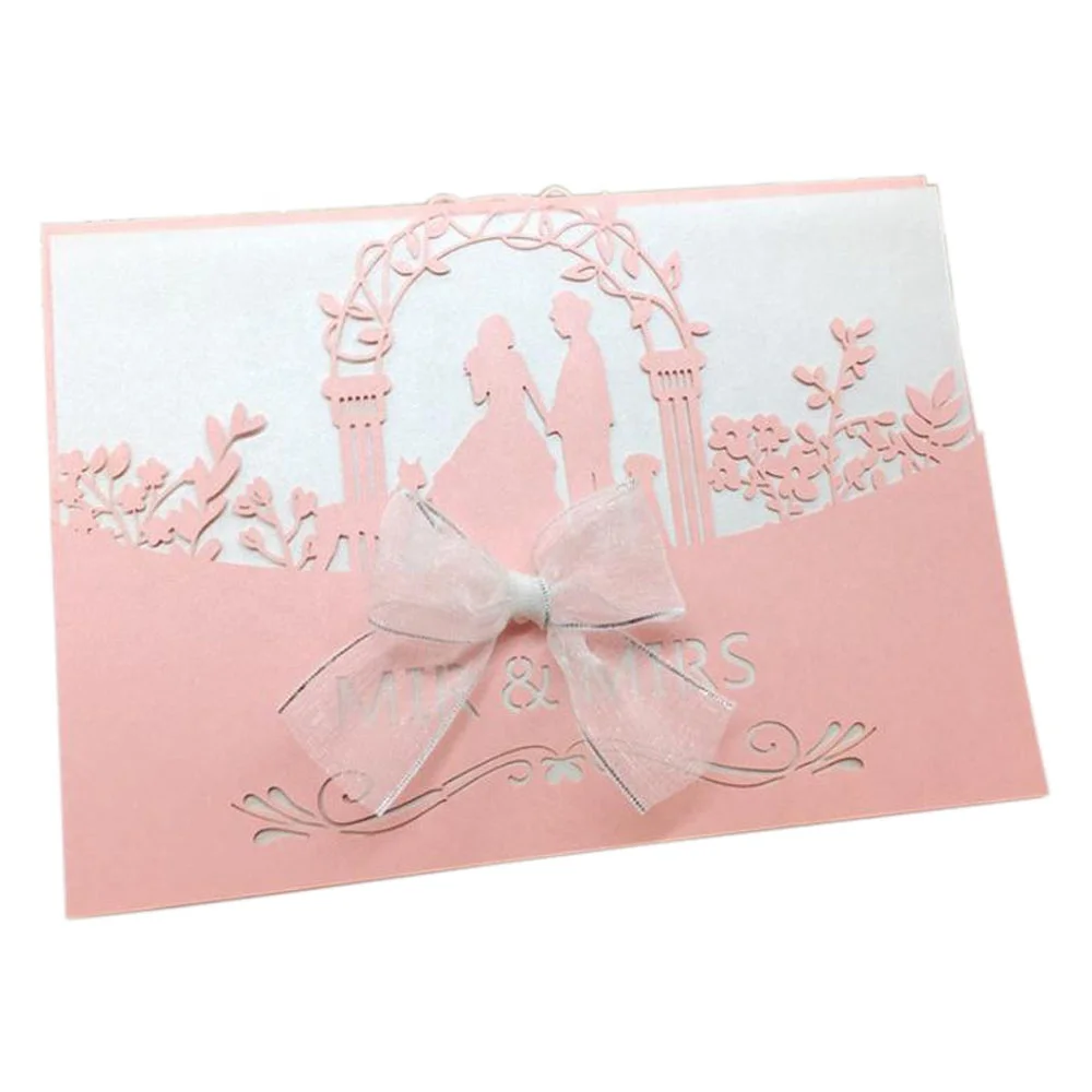 Paper Material and Paper Cutting Product Type wedding invitation cards designs