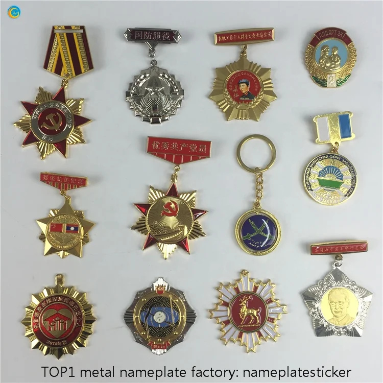 
antique metal nameplates 