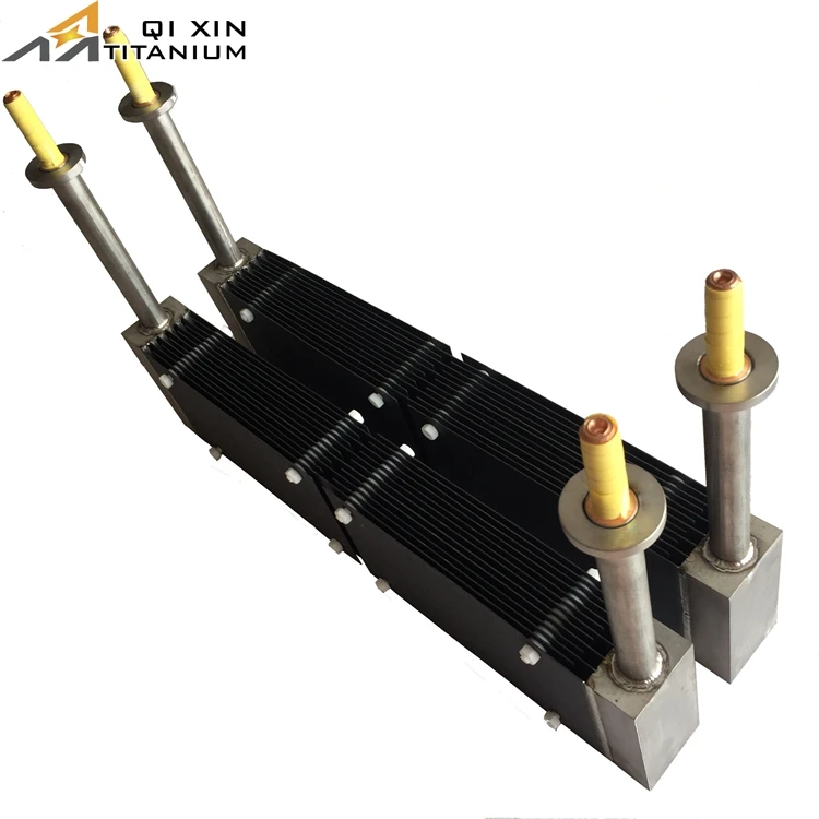 Титановый катод и анод для генератора гипохлорита натрия