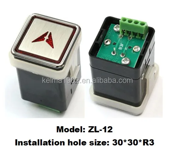 
Model ZL-12 kone elevator button,Elevator push button switch, Elevator button panel parts 