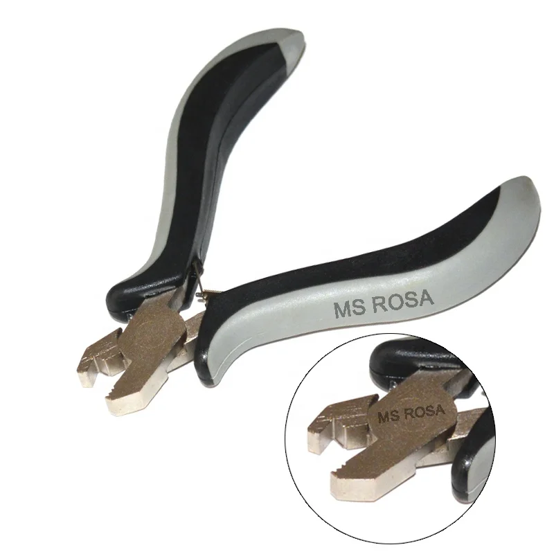 Wholesale Hair Plier 6D Bond Crushing Plier Hair Extension Tool For Nano Ring Hair Extensions