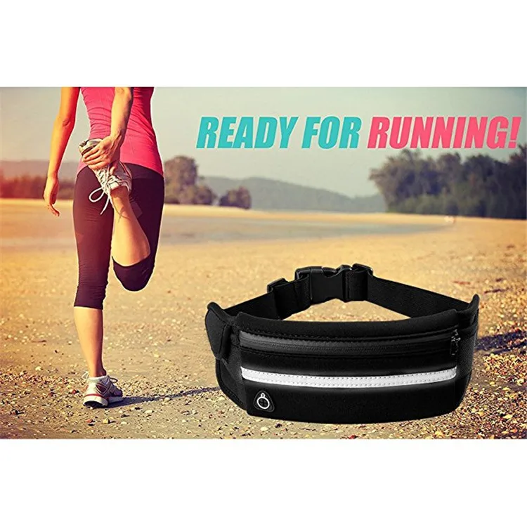 Cheap Personalized Sling Waist Running Belt Neoprene Waist Bag for Women Men