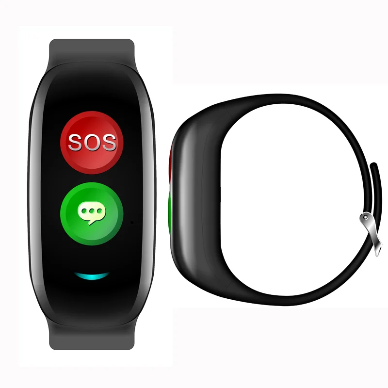 Security gps tracking devices , SOS Emergency one key Calling watch,heart rate blood pressure health monitor,elderly bracelet