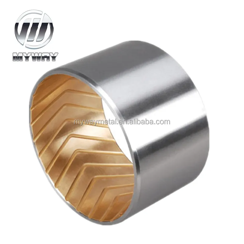 JF800 Oilless Bimetal Sliding Self Lubricating Jiashhan Bearing Bushing