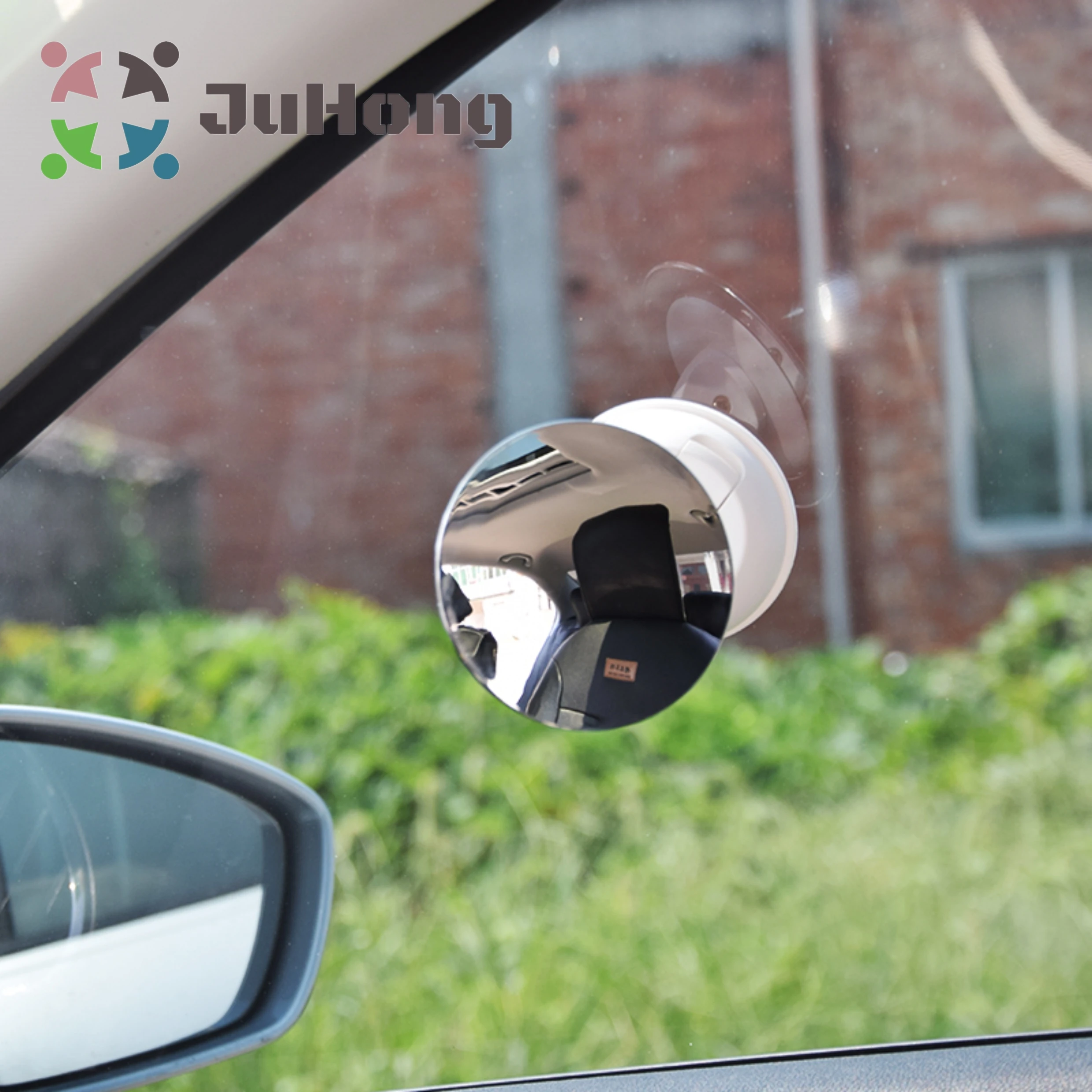Wholesale Frameless Baby Car Mirror Convex Wide Angle Mirror with Suction Cup Blind Spot Mirrors Fully Adjustable 75mm 85mm