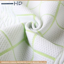 Flame Retardant Memory jacquard pillow cushion aloe vera 600d thin waterproof polyester fabric