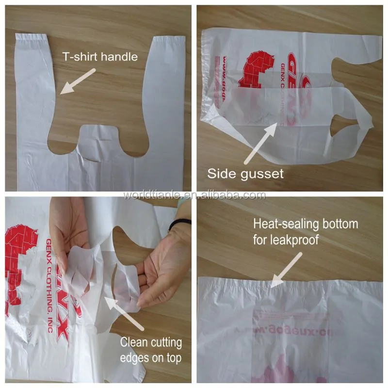 Best popular in USA market!Cheap and good quality 20 micron plastic shopping bag supplied by factory T&L