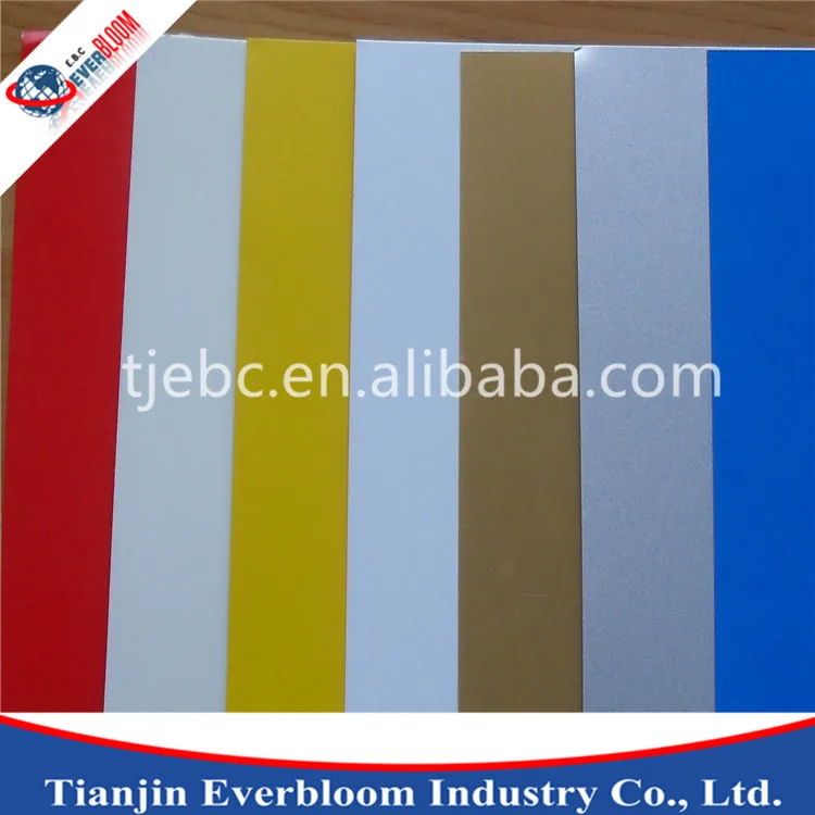 PE PVDF powder coated aluminum sheet ,color coated aluminum sheet