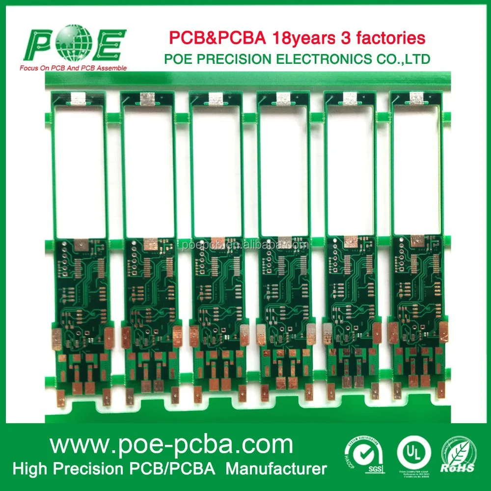 Многослойные 94vo жесткие PCB свинец пол печатных плат