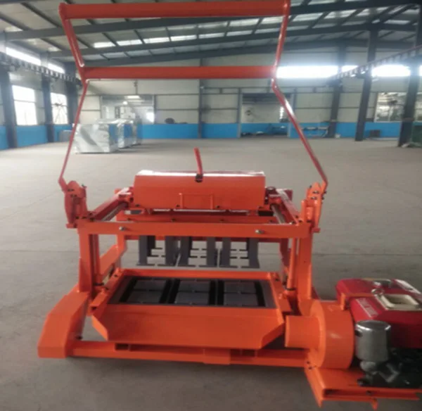 Concrete block making machine