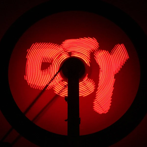 21 Animation Patterns 128 Led Bicycle Wheel Light