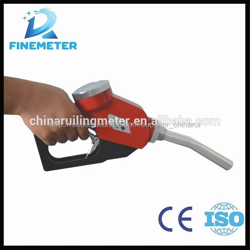 механический счетчик топлива сопла, дизельное топливо сопло, дизельные заправки пистолет