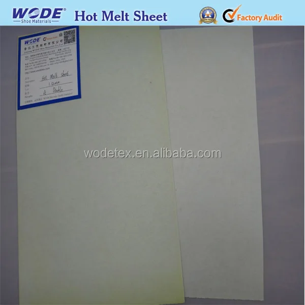 
Shoe stiffener materials Hot melt adhesive sheet for toe box back counter 
