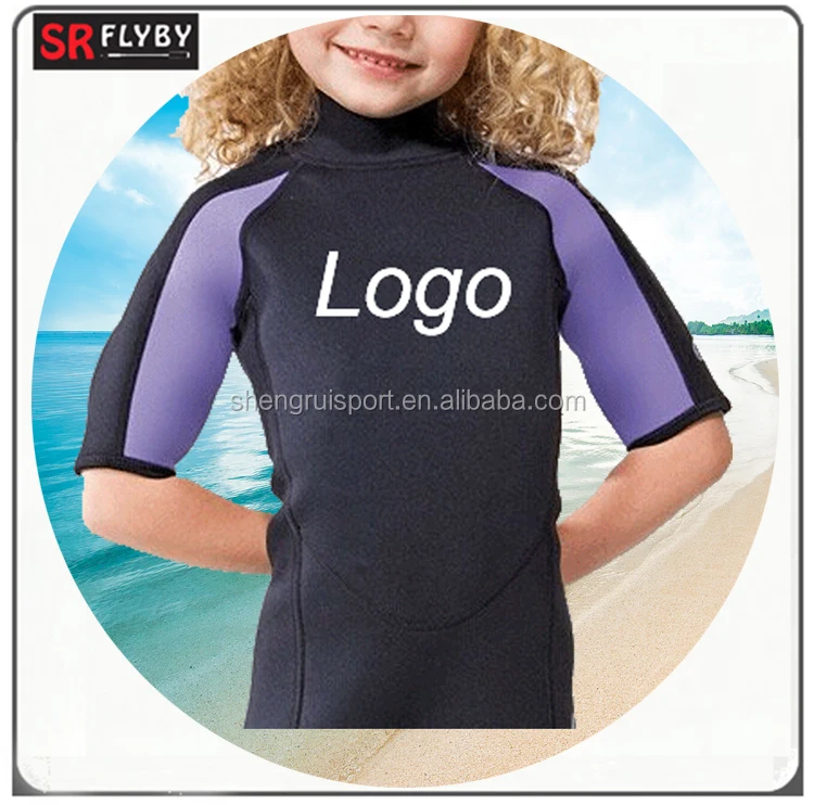 Premium kids yamamoto neoprene full body wetsuit surf short suit wetsuits Back zip design