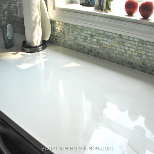 Cheap Artificial White Alabaster Quartz Slabs Price