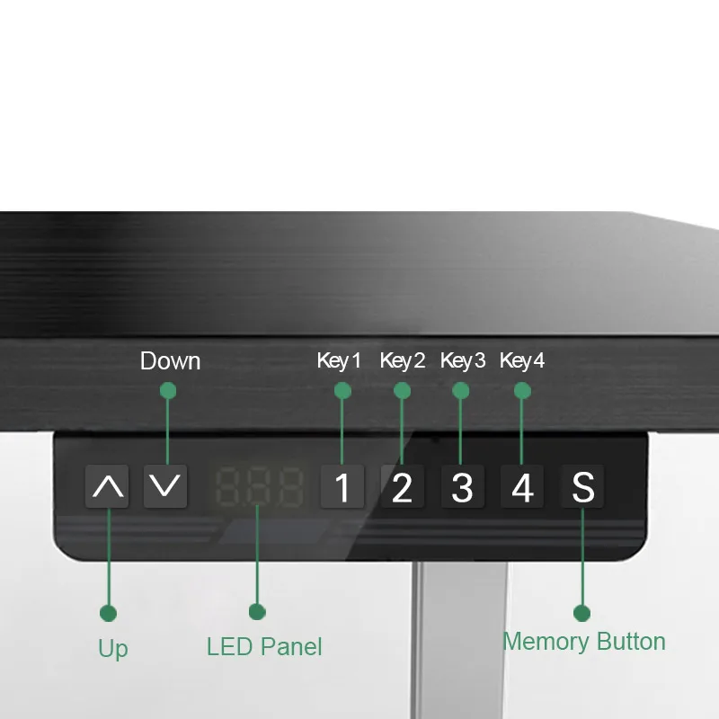 Electric Sit To Stand Gaming Desk Leg Motorized Lifting Columns For Work Sit-Stand Computer Frame Adjustable Height Office Table