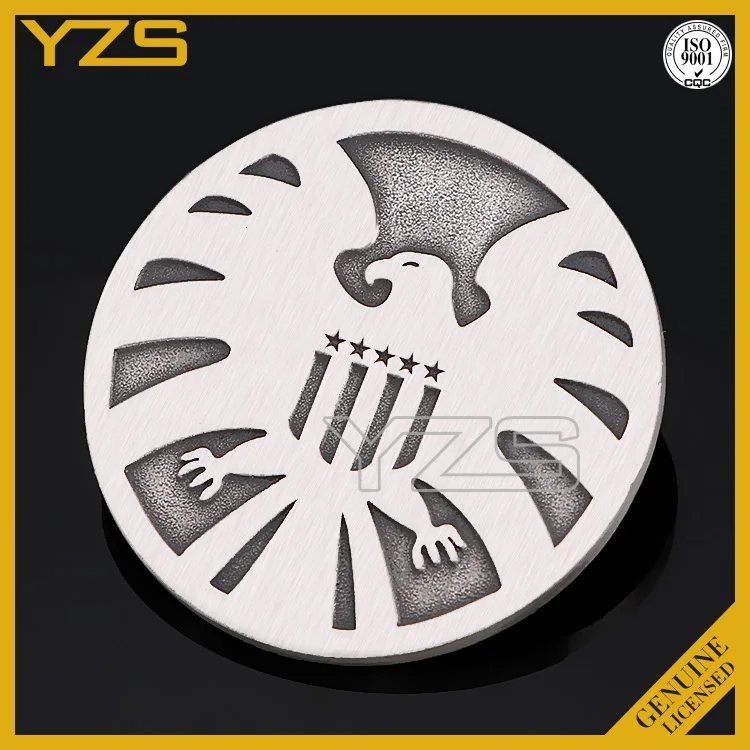 Blank Coins Board Game Colorful Lapel Pin Mould Custom Metal Big Stamping Coin Press