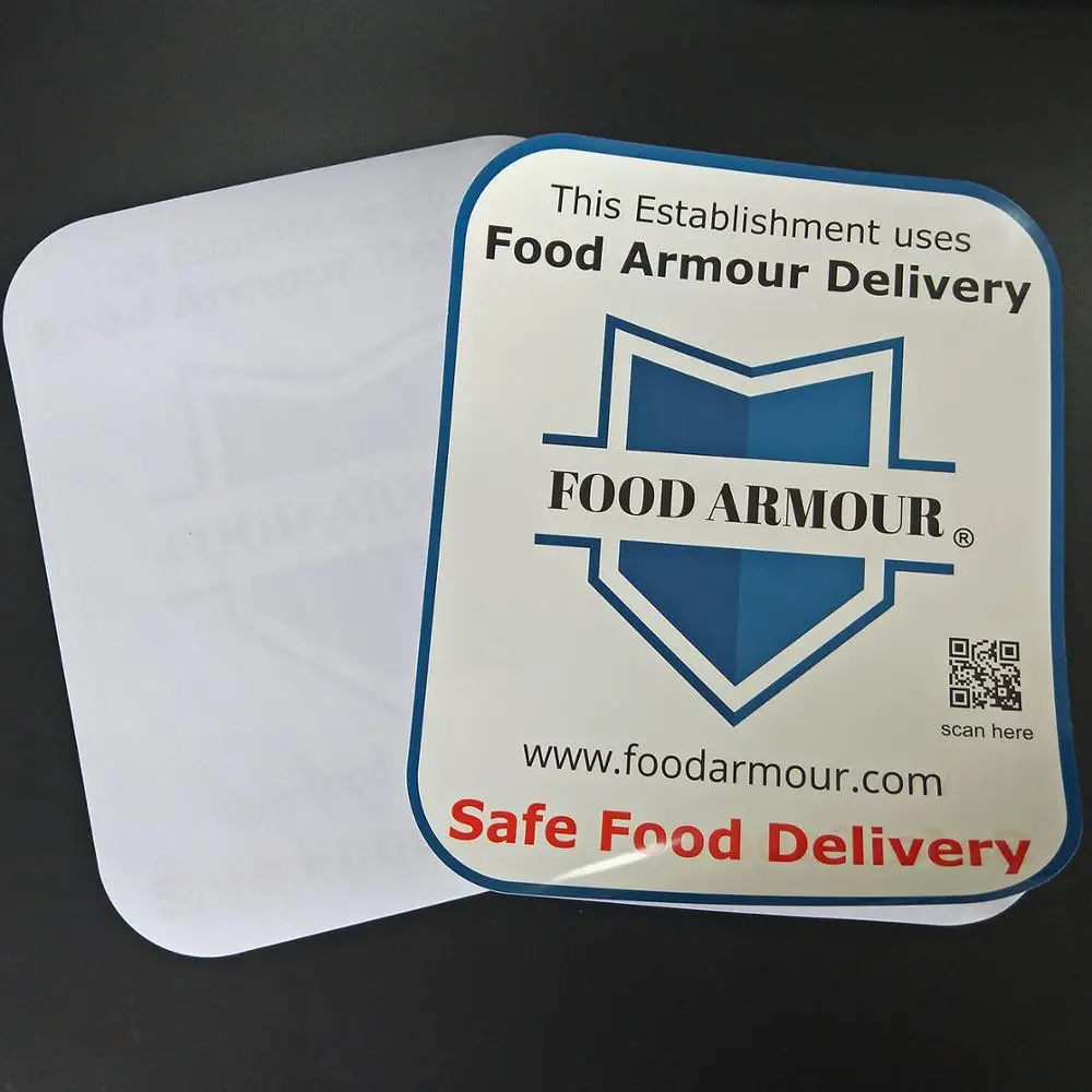 Custom Logo Waterproof Vinyl Double Sided Stickers Printing