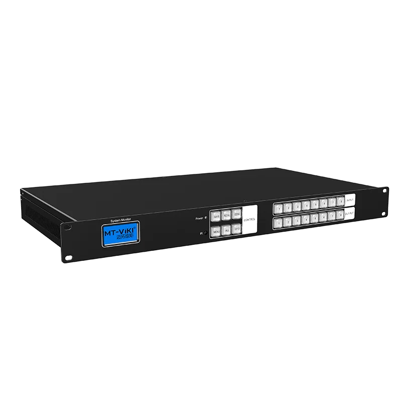 Smart HDCP EDID seamless 8x8 4k 8 in 8 out HDMI matrix switcher