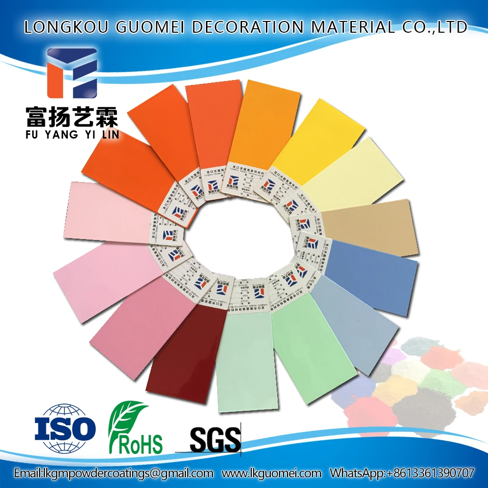 Manufacturer Ral 1003 Signal Yellow Glossy High Degree Electrostatic Powder Coating for furniture