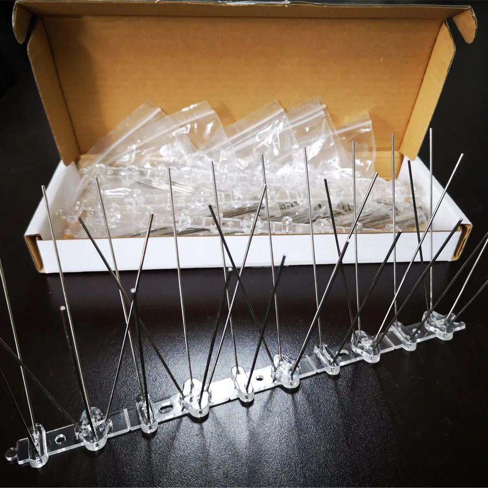 Цветная коробка из поликарбоната 3 м и Несобранные шипы нержавеющей стали 304 для контроля