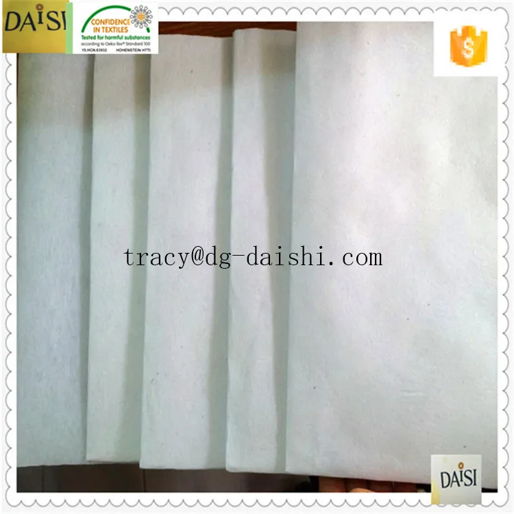 two side easy tear away 100% cotton fabric for embroidery