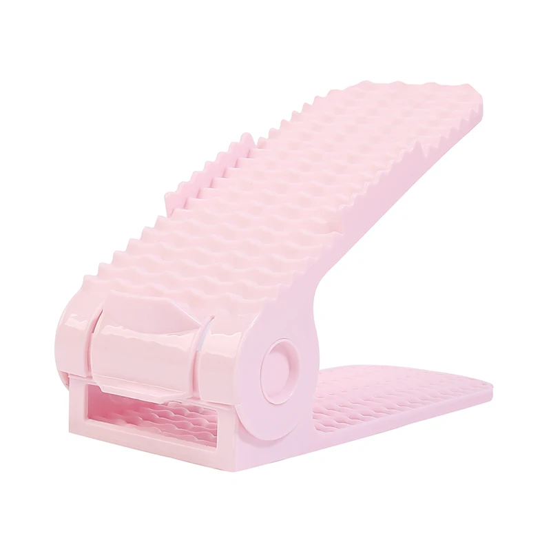 Популярная складная пластиковая стойка для обуви, качественная китайская продукция, органайзер для хранения обуви, регулируемые прорези для обуви