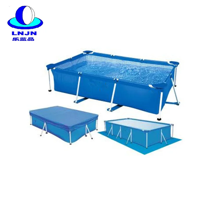 Professional swimming pool rectangular steel frame pool