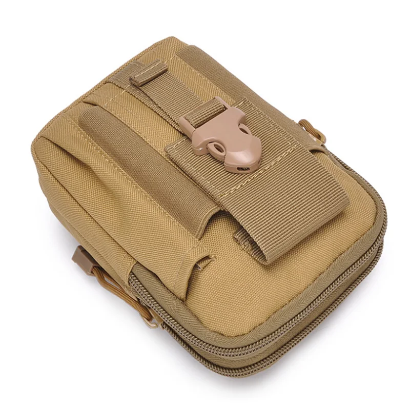 Multi-purpose compact army green waterproof utility gadget belt waist bag military tactical molle pouch