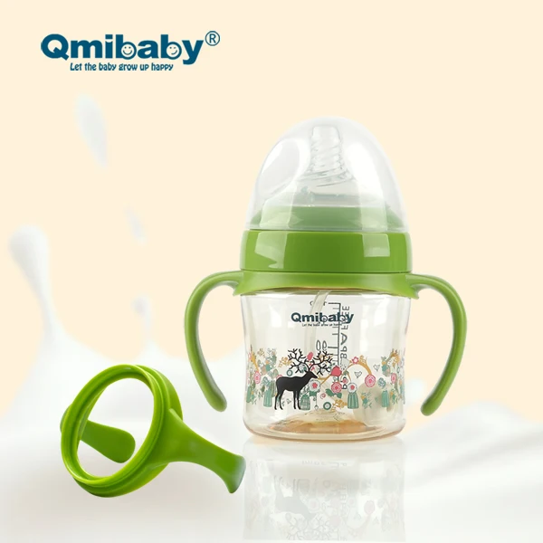 wide neck PPSU plastic Baby feeding bottle large baby Feeder bottle with BPA free