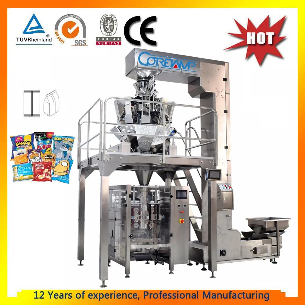 Factory Price Multi Head Scale Automatic Sachet Snack Packing Machine