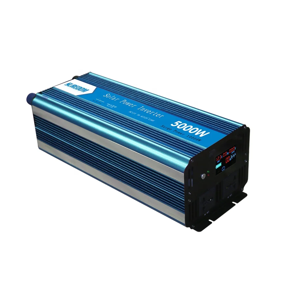 China Suppliers Inverter 5000W Off Grid DC12V/24V To AC110V/220V Pure Sine Wave Converter For Camping And Solar System