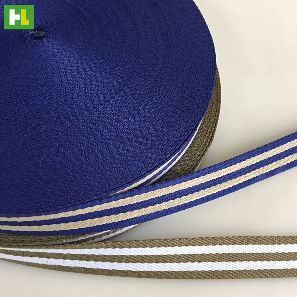 HIgh quality 1 inch Polyester fabric webbing tape for shoulder bag strap