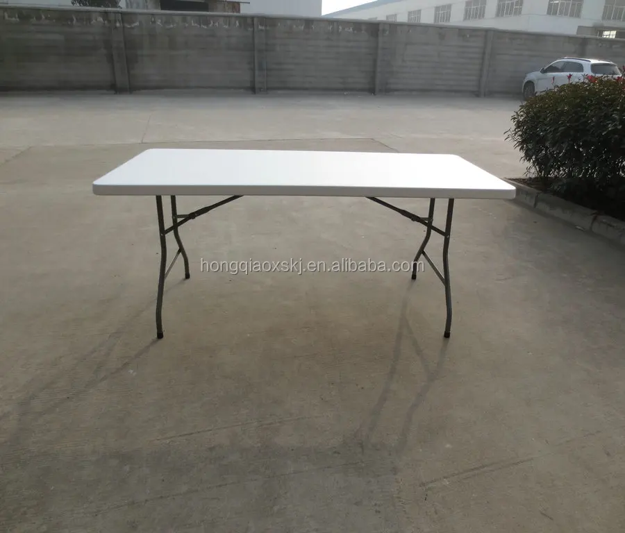 Two Meter Length Folding Table/panel Solid Fold Table/200*90*74cm HDPE Blow Mold Furniture/special Size with 90cm Width