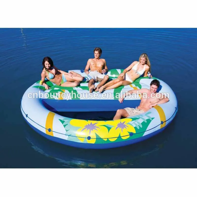 High quality floating inflatable water lounger inflatable pool sofa