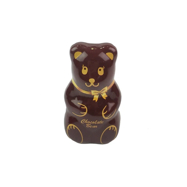 bear Shape candy tin chocolate tin can mint tin box