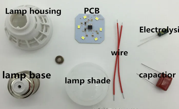 
5W 7W 9W 12W 15W 20W Cheap PP led bulb raw material 