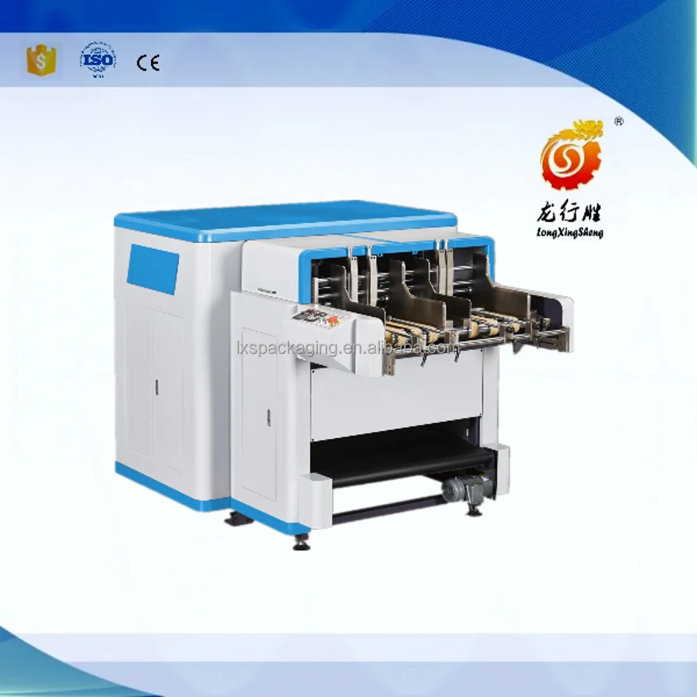 Последняя электрическая и автоматической резки картона groove машина