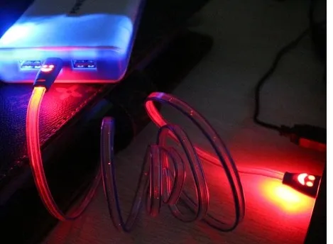 Из светодиодов USB кабель с улыбкой синхронизации и зарядки из светодиодов микро USB кабель с из светодиодов свет