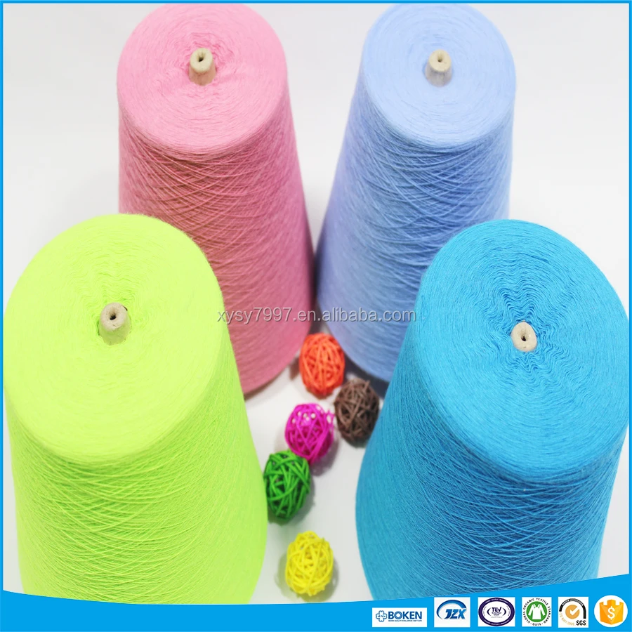 
recycle regenerated 6535 cotton polyester OE yarn jersy yarn 
