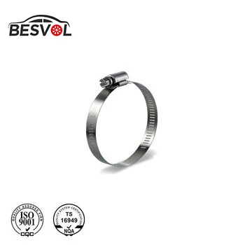 Industrial clip 4 inch stainless steel hose clamp which factory outlet