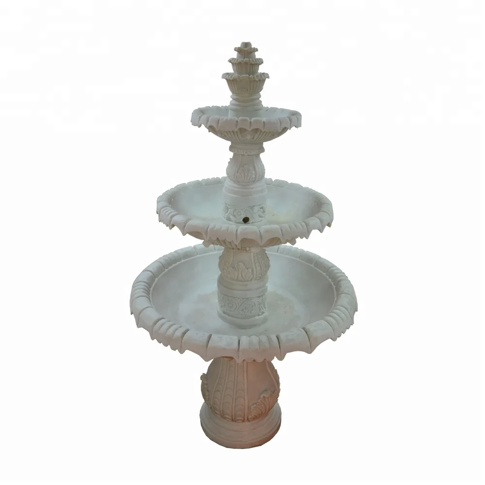 Chinese high quality large outdoor garden three tiered water fountain
