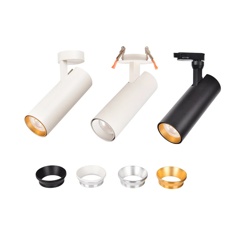 Contemporary Best Seller Aluminum Die-casting Rotating LED Indoor Track Light