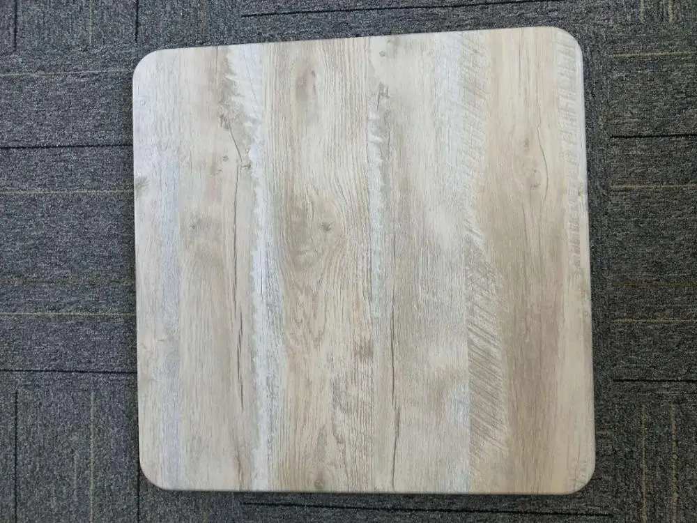 Solid Wood Table Top High Quality Restaurant Dining Room Table Dinning Room Home Furniture Wooden Modern Rectangle or Round