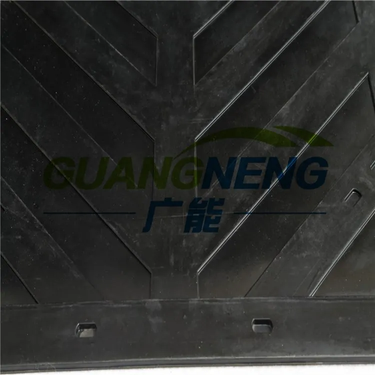 For trailer trucks rubber black mudguard