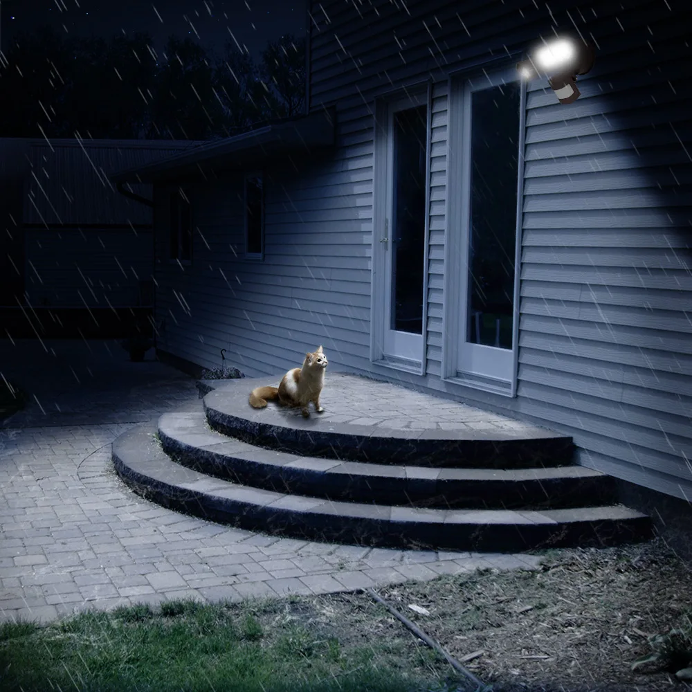 Светодиодные потолочные светильники безопасности движения датчик двойной керамический высокое качество шланг для полива огорода двора стены гаражного освещения 100 Вт огни 100w эквивалент