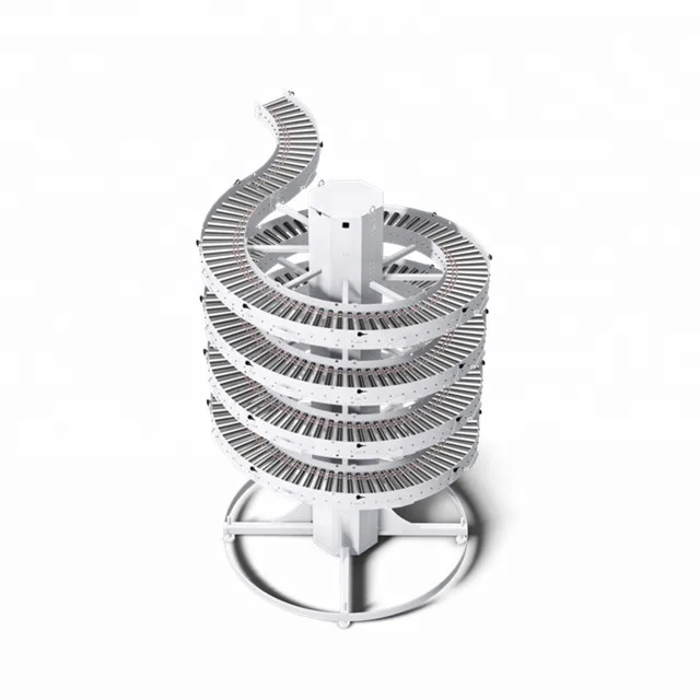 spiral roller conveyor,conveying system for packing,food,vertical,automatic warehouse