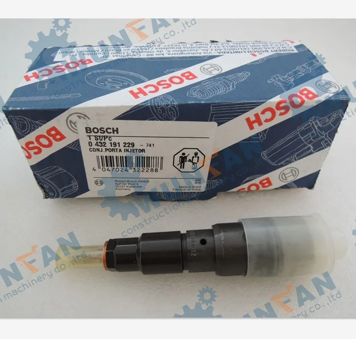 Genuine 0432191229 MTUX53507500012  bosch common rail injector
