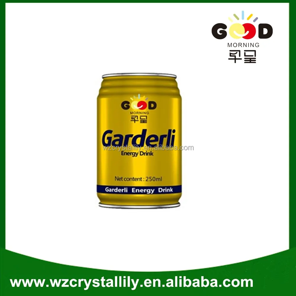 250ml  custom label  canned energy drink