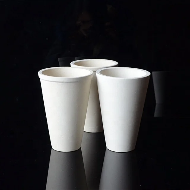 Laboratory Gem30 Gem40 Gem45 Gem50 Gem65 refractory Fire Assay clay crucible for gold melting